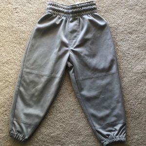 Light gray youth baseball pants.